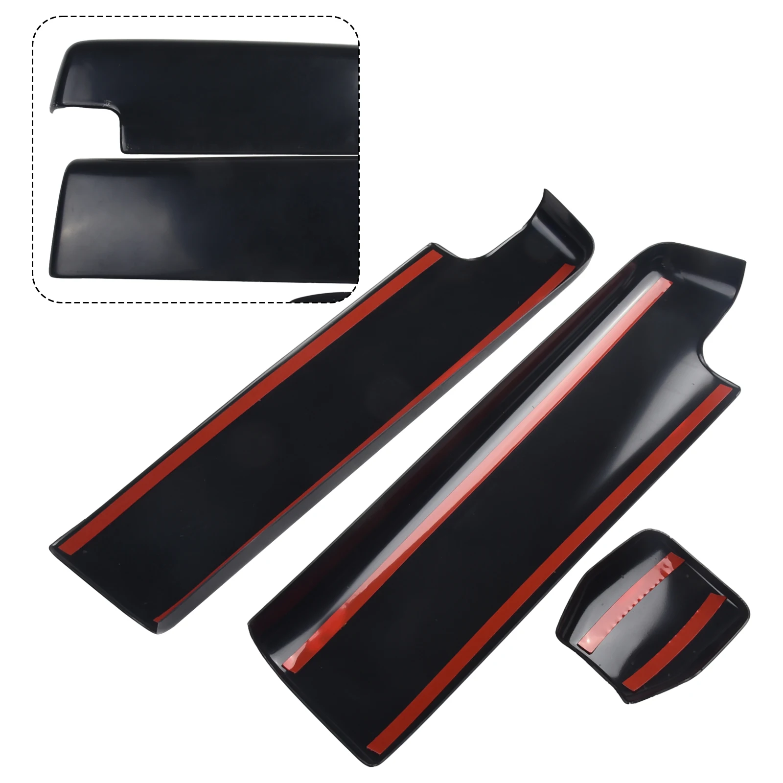 1x Cover Cover Trim 2010-2015 W212 Waterproof ABS Plastic Glossy Black Light Weight Never Fade High Grade 1x Cover