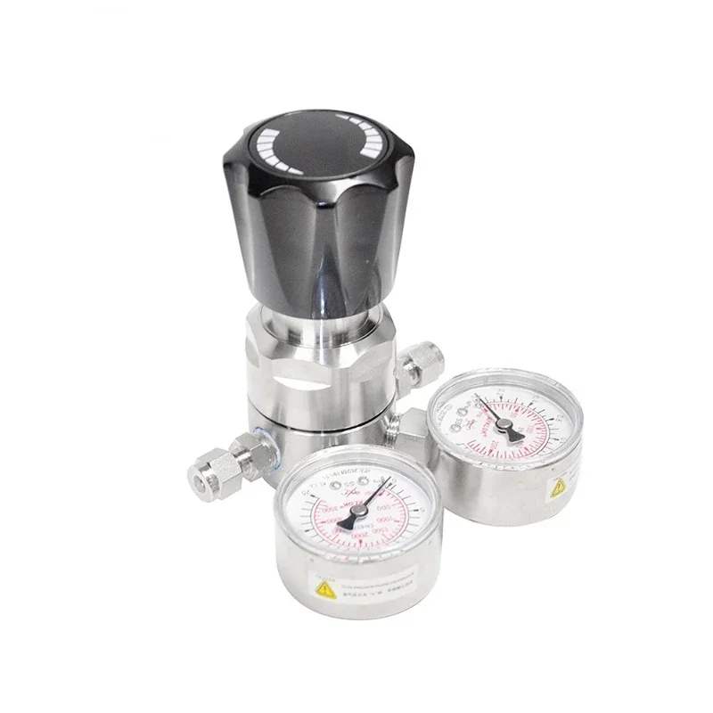 High Pressure High Flow Stainless Steel Oxyen Acetlene Propane Nitrogen Co2 High Quality Gas Pressure Regulator