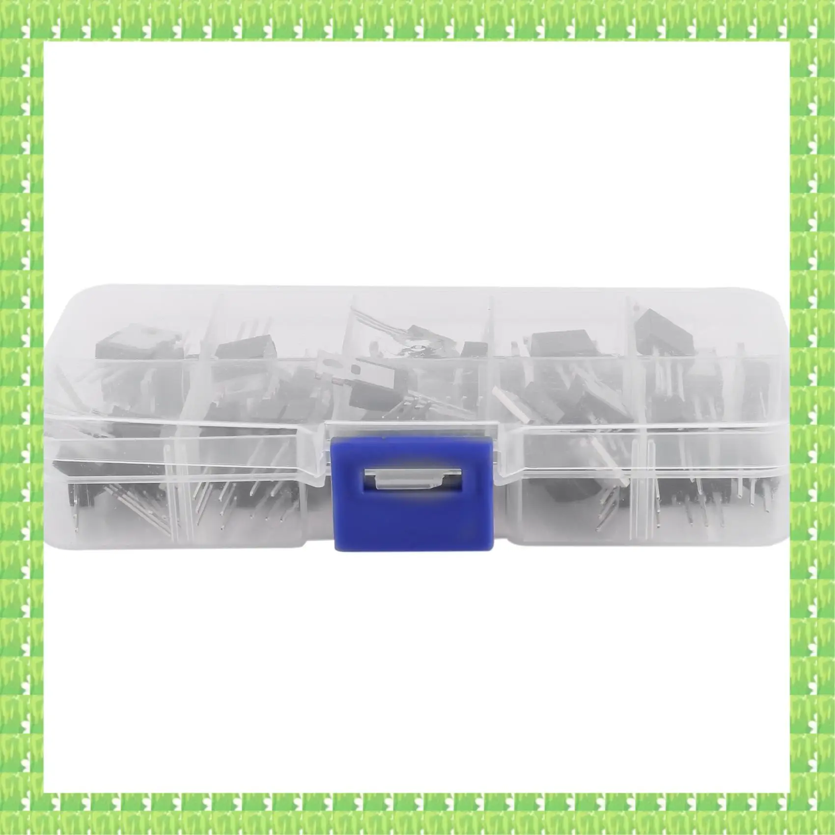 Kit surtido de transistores Mosfet serie IRF, 50 Uds., 10 tipos, incluido IRFZ44/510/520/530/540/640/740/840/3205/9540