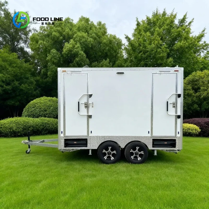 Mobile Automatic Public Toilet Luxury Restroom Trailer Customized Portable Bathroom Shower Rooms Outdoor Camping
