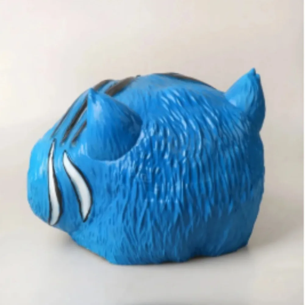 Nouveau masque de tigre bleu en Latex Kpop Dem sur les chasseurs masque de Costume d'horreur pour les événements d'halloween fête Cosplay accessoire enfants amis cadeau