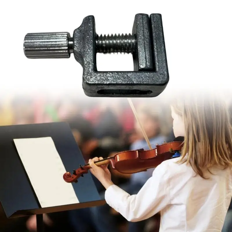   Manual String Instrument Repair Clamp with Knurled Screw Control for Side and Back Alignment in Tight Work Areas