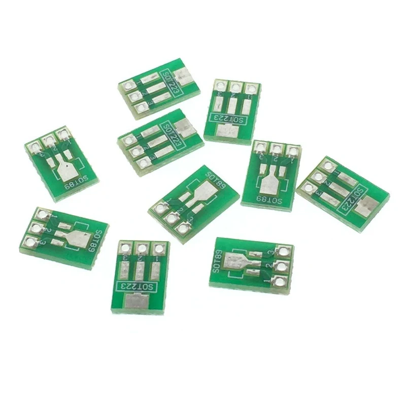 10 pz SOP89 SOT223 a DIP piastra adattatore 1.5MM spaziatura Chip universale Double-face