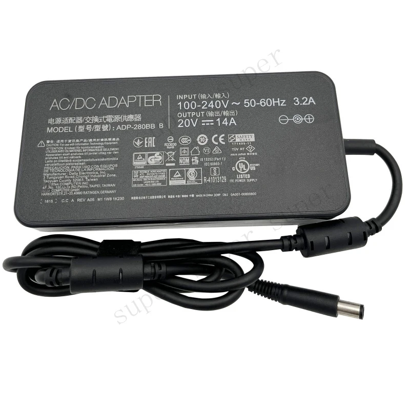 

Блок питания переменного тока S+ ASUS 20V 14A 280W для монитора Asus ROG Strix XG43U XG43UQ