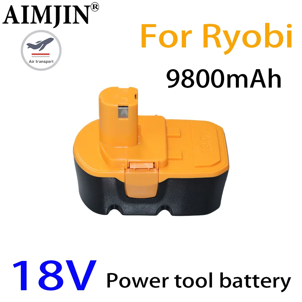 For Ryobi 18V P100 9800mAh Interchangeable Battery P101 ABP1801 ABP1803 BPP 1820 Rechargeable Power Tools