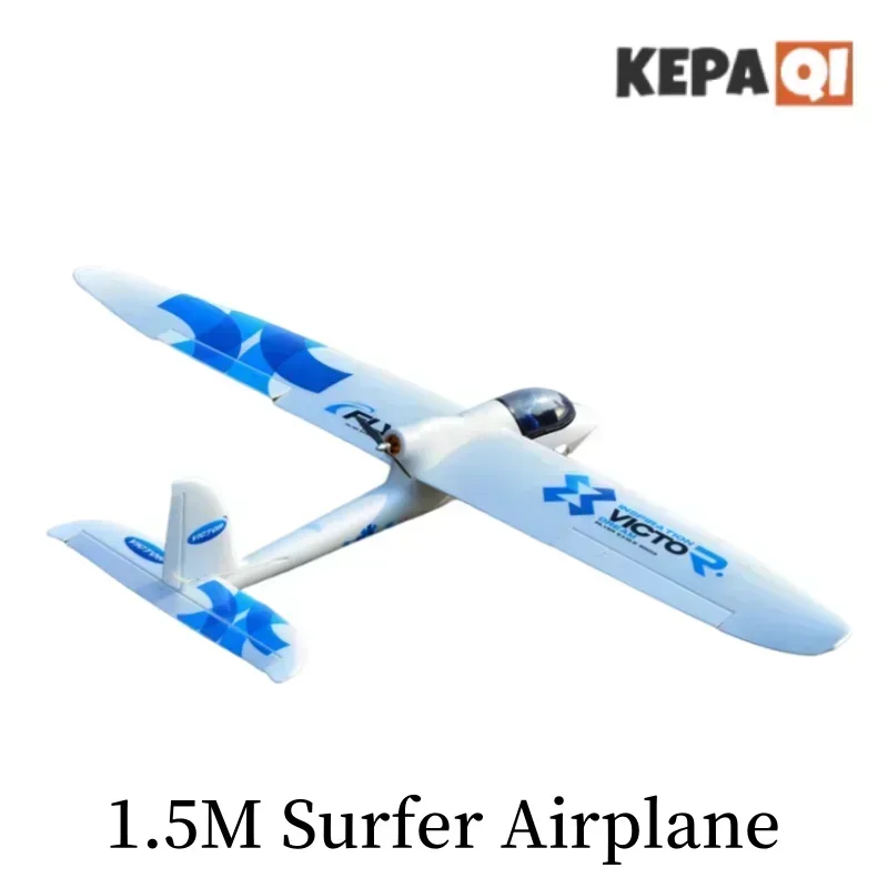 X8 Surfista Controle Remoto Espuma Glider Starter, máquina de exercícios, Epo Fpv Machine, Asa Fixa, Asa Destacável, Brinquedo Modelo, 1.5m