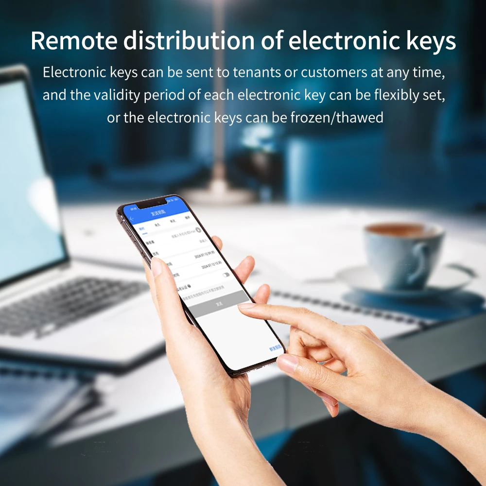 TTLOCK-Módulo Bluetooth Bloqueio Eletrônico, Módulo de Controle Automático, Sem Interruptor de Proximidade e G2 Gateway, Conexão WiFi, Telefone