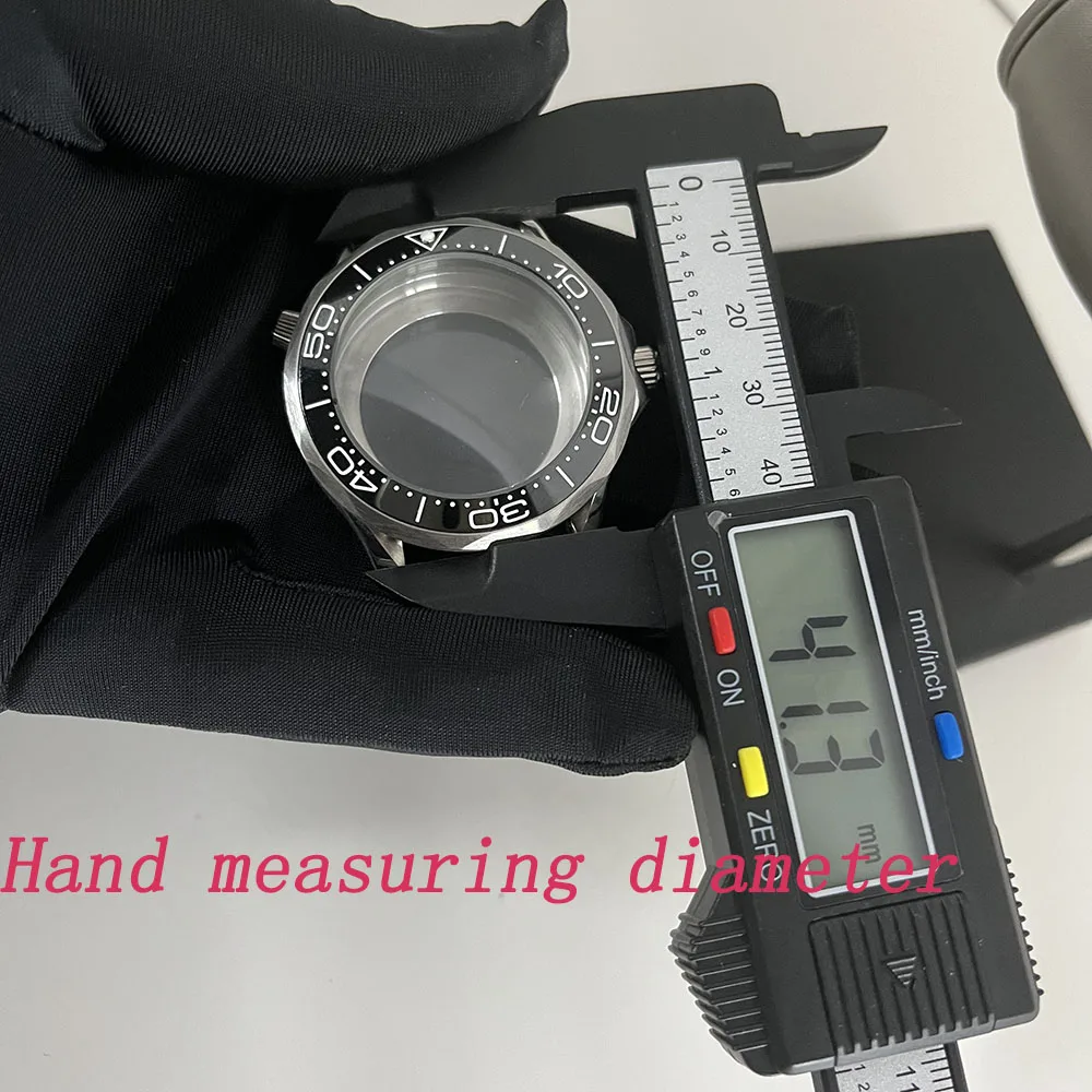 High quality 41mm stainless steel replacement combination housing ST1612 Miyota 8215 DG 2813 Automatic waterproof blue