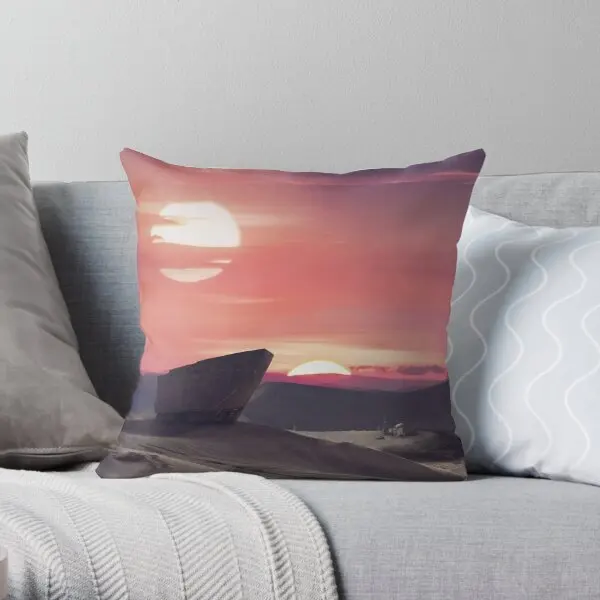 Desert Planet Impressão Lance Pillow Cover, Decoração Do Escritório, Conforto, Macio, Carro, Caso Do Casamento, Almofadas não incluem Um Lado, Moda