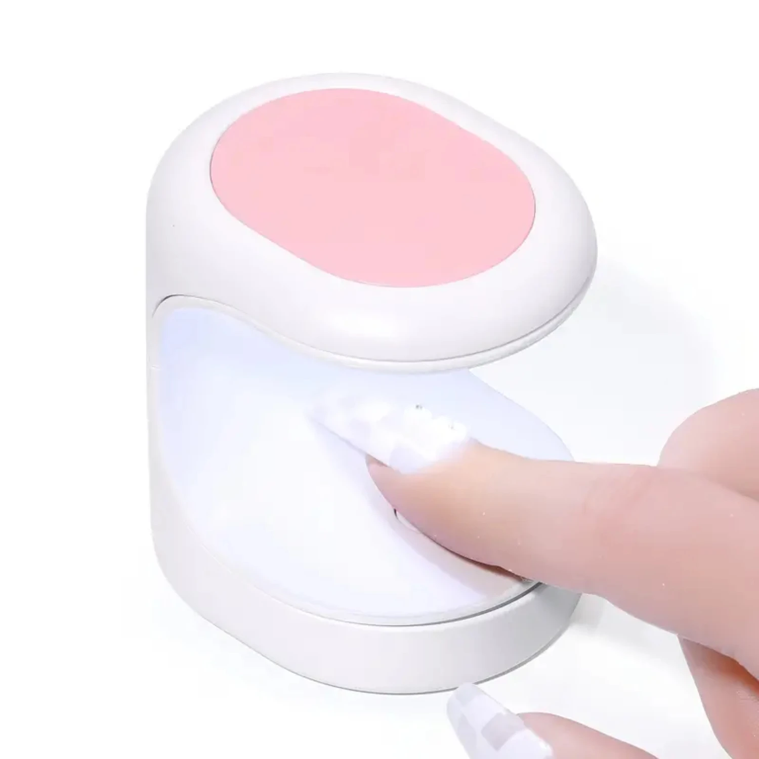 Mini lámpara LED UV portátil para secado de uñas con cable USB - Secador de esmalte de uñas en gel de secado rápido - Compacto y apto para viajes - Perfect G