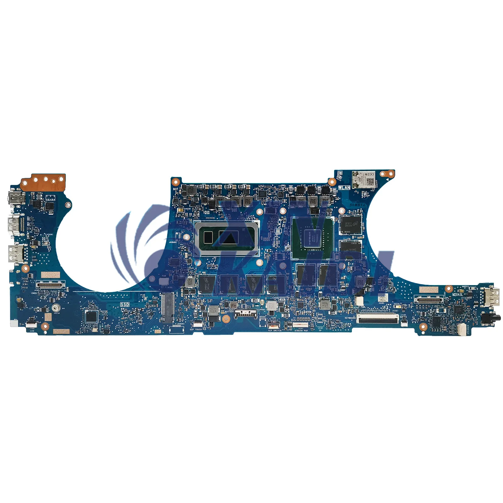 Notebook Mainboard For Asus ZenBook Flip UX563FD UX563F Q536FD BX563FD Laptop Motherboard i5 i7 10th Gen CPU GTX1050 8G 16G RAM