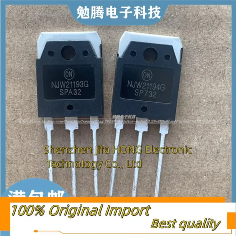 

10PCS/Lot NJW21194G TO-3P 250V 16A Imported Original Best Quality