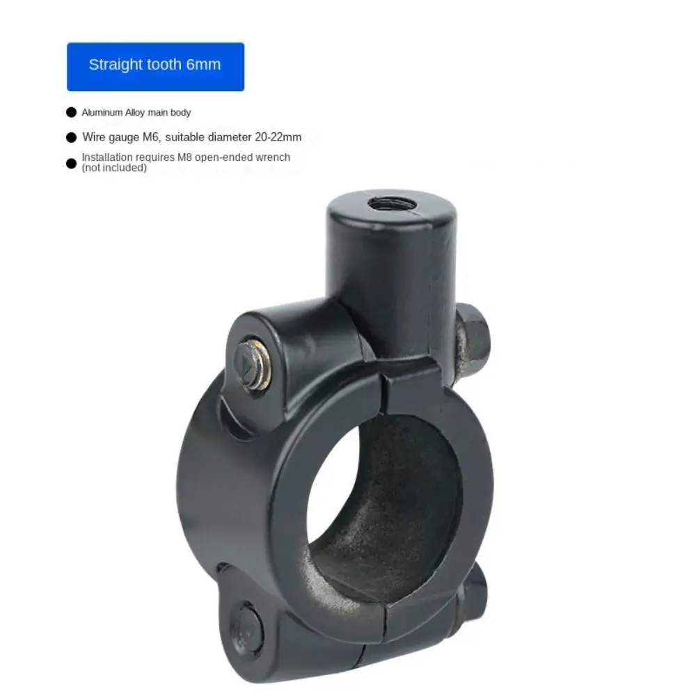 AliExpress NONE Durable Aluminum Alloy Mirror Mount Clamps 10mm 8mm 6mm Black Adapter Holder 20-22mm HandleBar Universal
