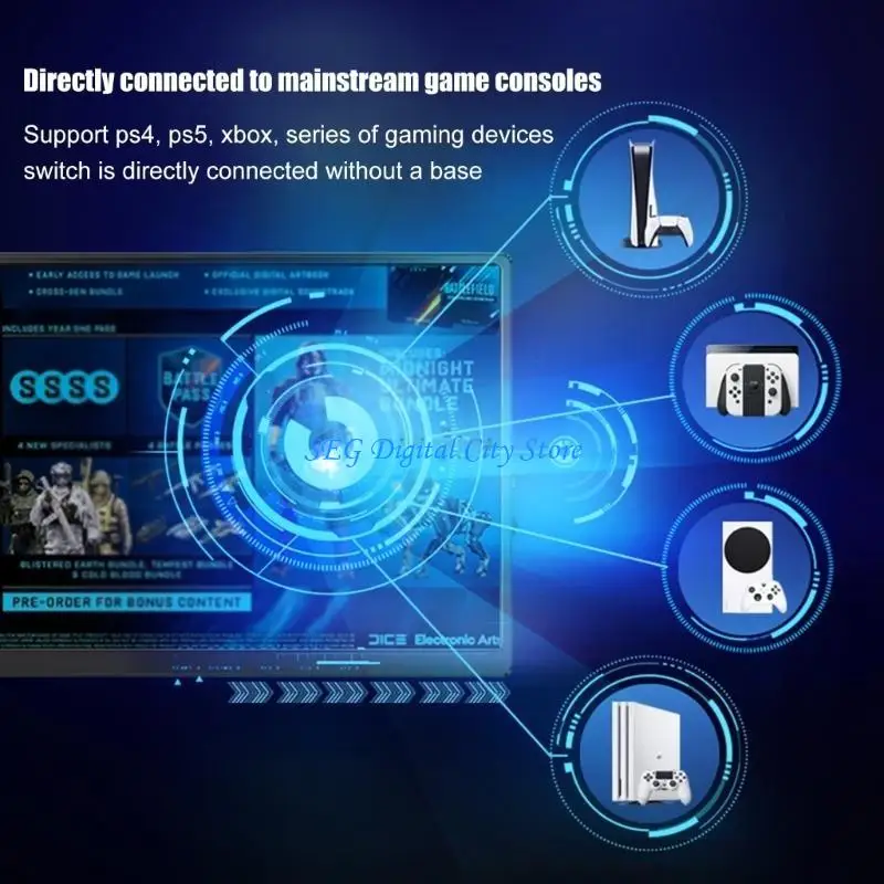 U75B 10.5" Attachable Portable Monitor for Laptop FHD Laptop Dual Screen Plug Play - Image 4