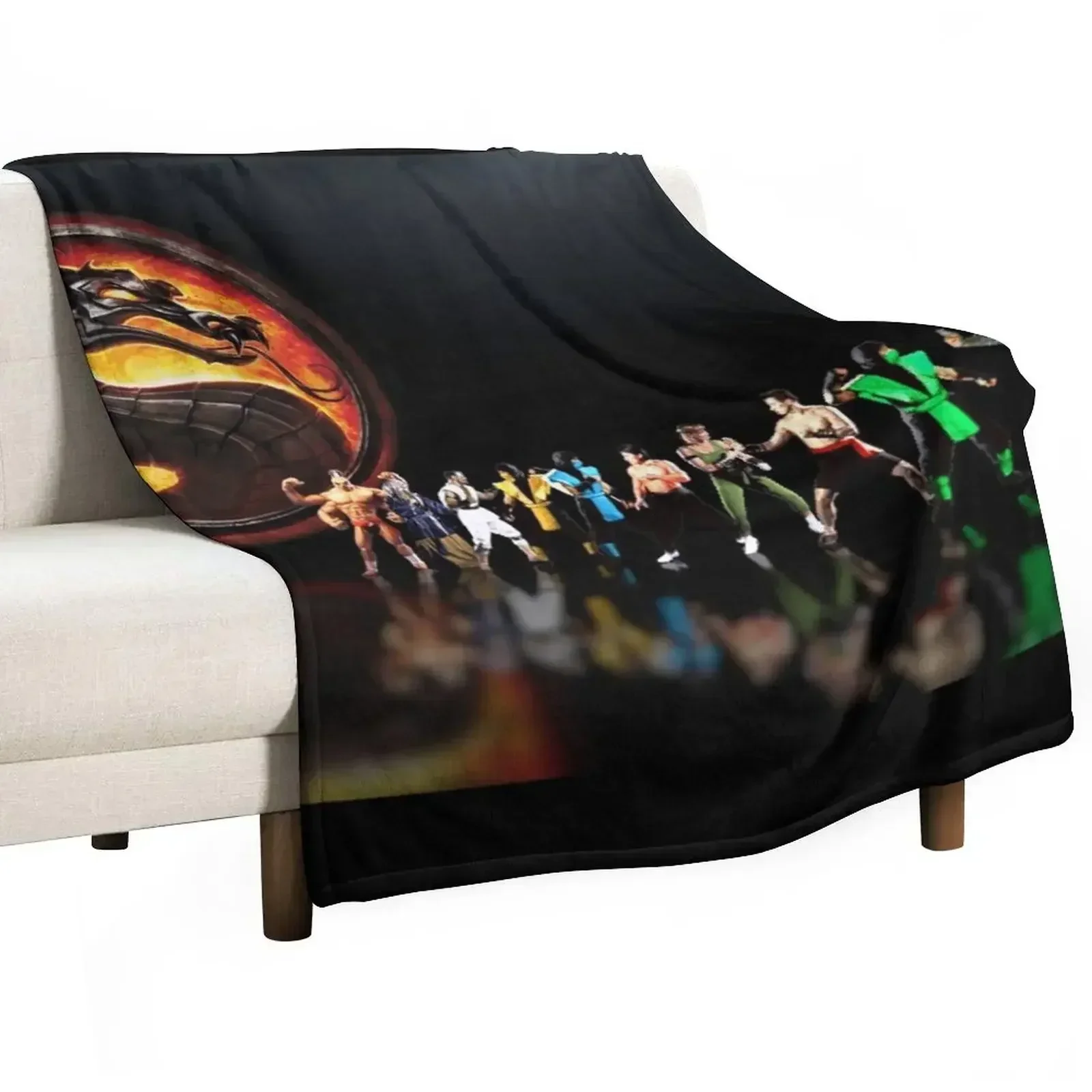 

Mortal Kombat pixel art Throw Blanket manga Camping Luxury Thicken Luxury St Blankets