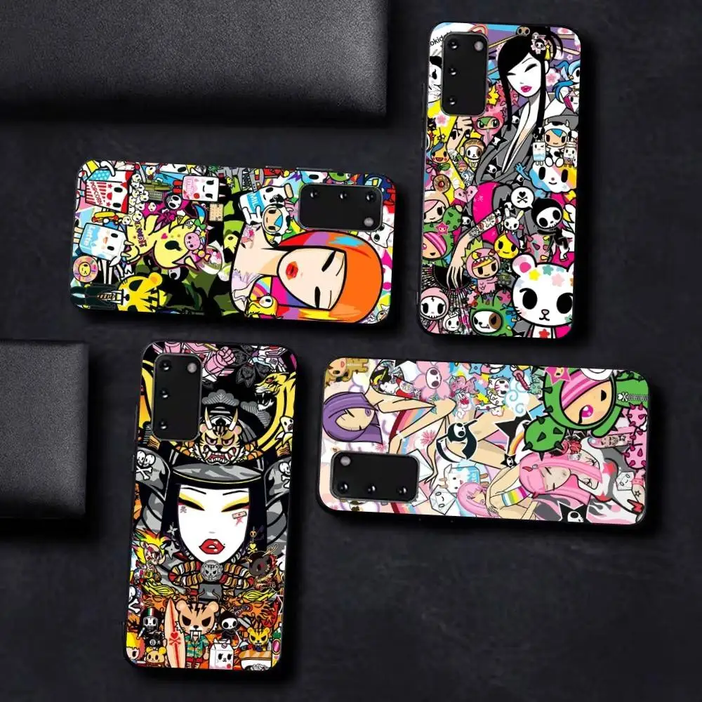 Japan T-Tokidokis Phone Case For Samsung S 24 Fe 25 Ultra Plus 20 Lite 21 30 22 23 24 22 Ultra 5G Fundas