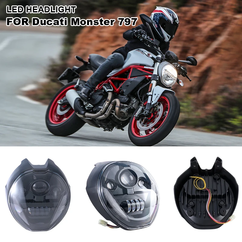 Front LED Headlight with Turn Light for Ducati Monster 797