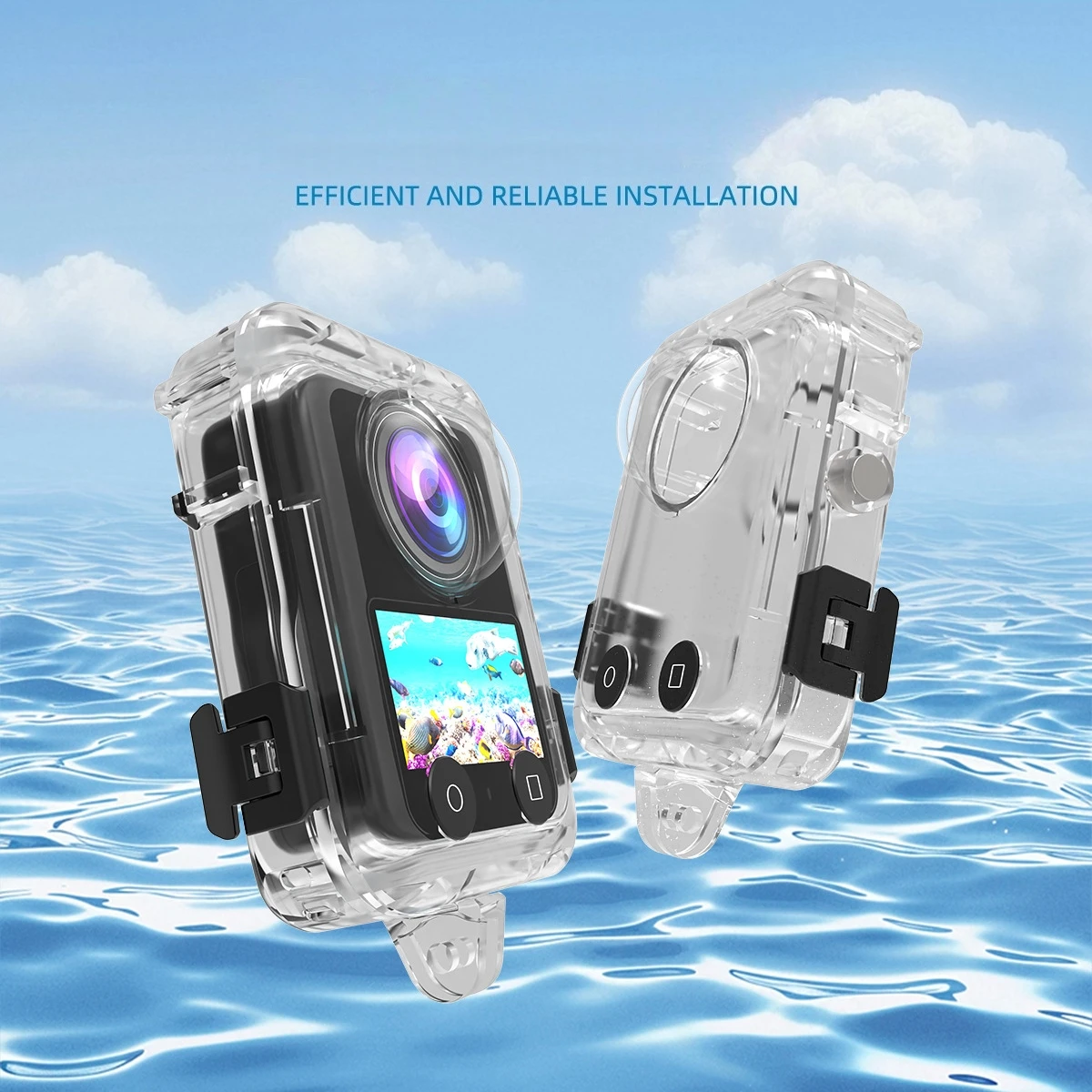 

Waterproof Case for DJI OSMO 360 Action Camera Underwater Diving Housing Anti-Impact Scratch-Resistant Protection Accessory