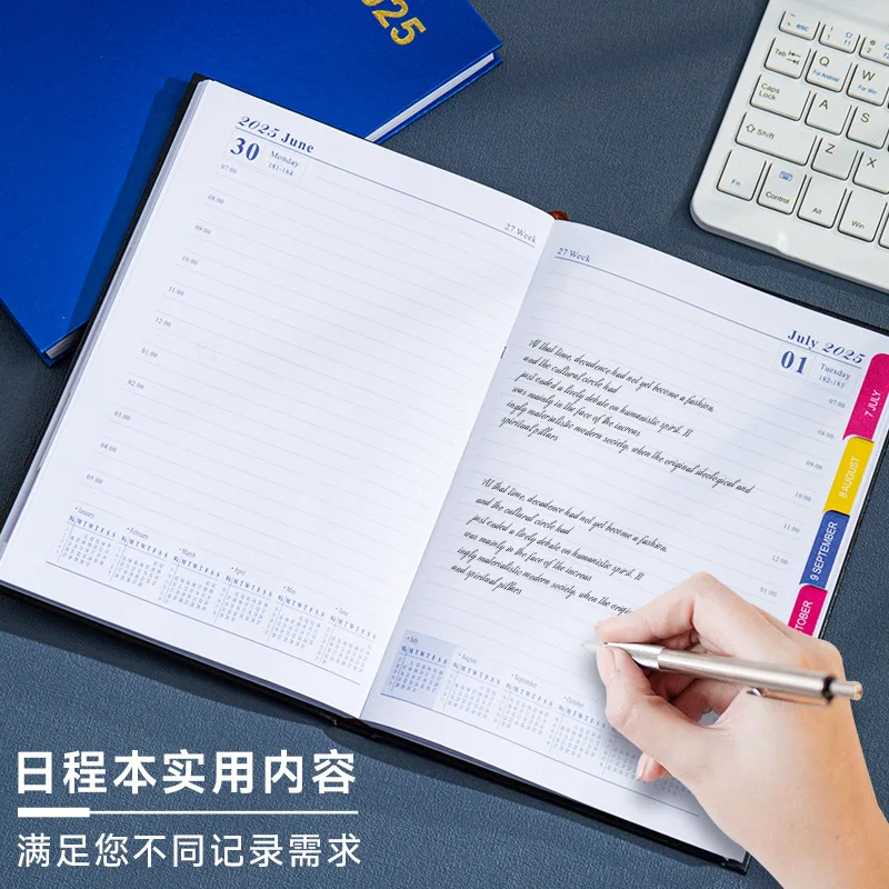 2025 New Notebook Schedule 365 Day Diary Cross-border Daily Office Diary