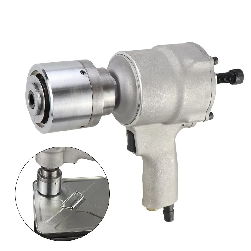 

Pneumatic Crimping Tool for 49mm Cover Lid, Portable Crimper for square Metal Can 15 L, Capping Machine for Gallon Oil tank