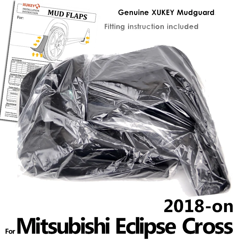 Car Mudflaps For Mitsubishi Eclipse Cross Mud Flaps Splash Guards Mudguards Mud Flap Front Rear Fender Protector 2018-2025