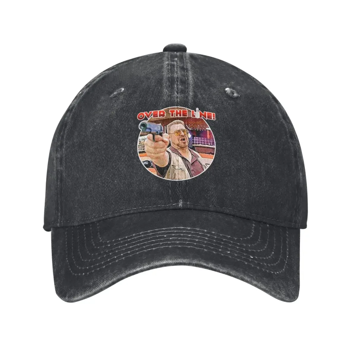 Big Lebowski Over The Line Distressed Washed Casquette Baseball Caps Men Women Customized Outdoor Spring Hats