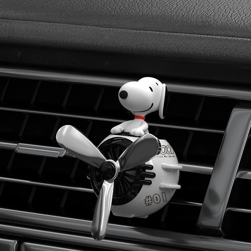 

New Cartoon Creative Snoopys Car Aromatherapy Decoration Cute Car Perfume Accessories Air Outlet Cartoon Aromatherapys Gadgets