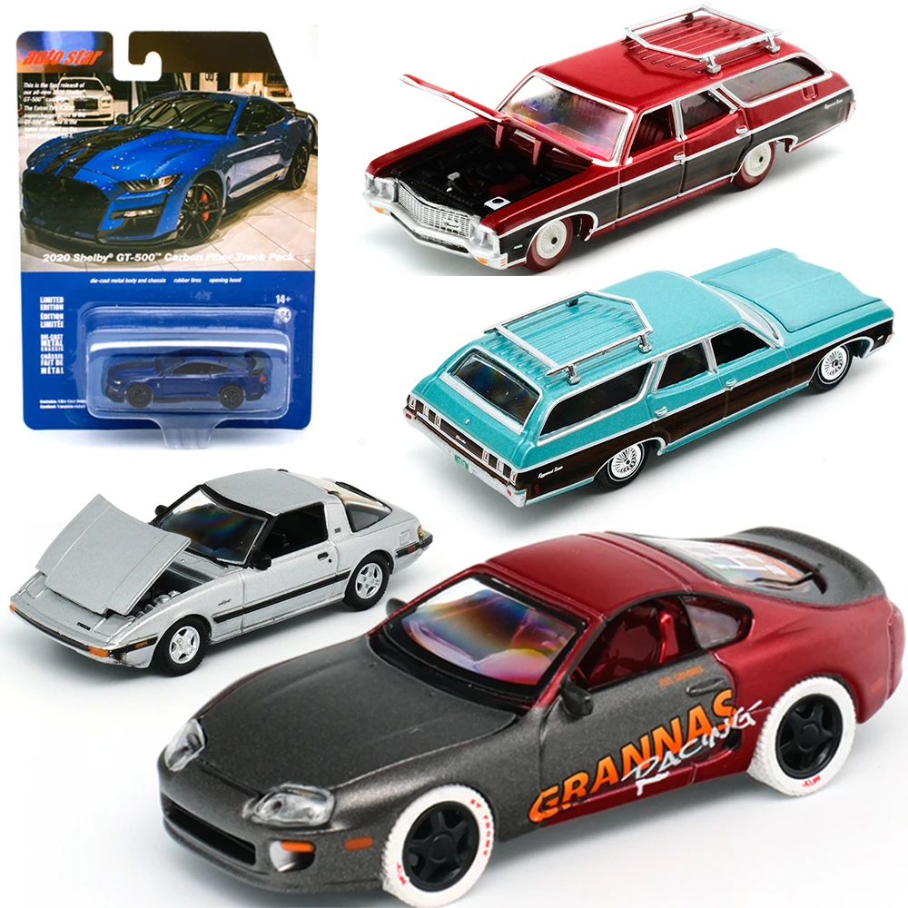 Modelos de coches de aleación para niños, máquinas M2, fundido a presión 1:64, AW Auto World, Pontiac, versión oculta, olla, camión, juguetes,