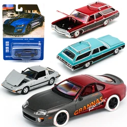 Alloy Cars Model Toys para crianças, coleção de carros, Auto World Pontiac, versão oculta, caminhão pote, Diecast 1:64, máquinas M2, 1:64