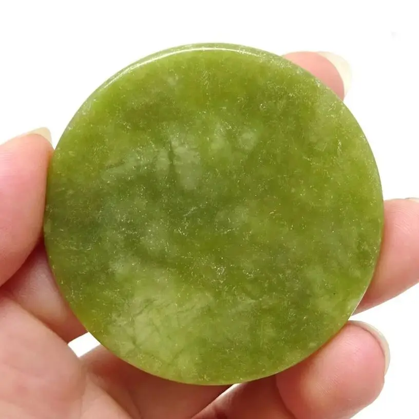 1-10pcs Natural  High Quality Jade stone slices Flakes Eyelash Extension Jade Slice Crystals