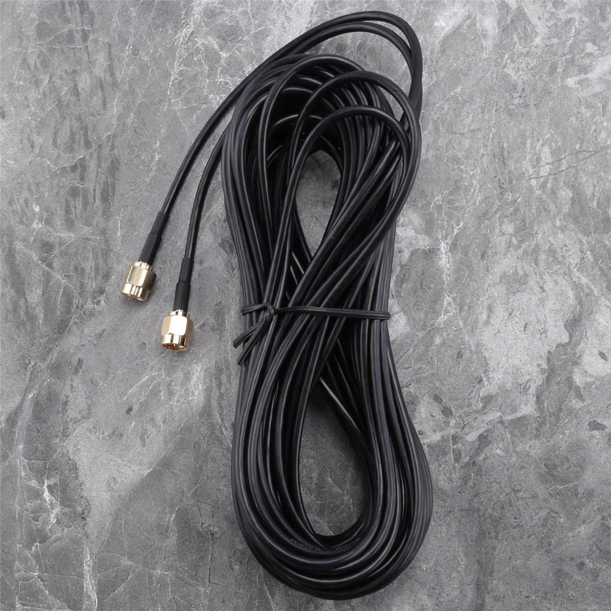 ABFA 10 M SMA ชาย SMA ชาย M-M Connector RF COAXIAL Pigtail RG174 สายทอง