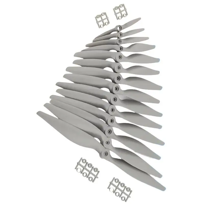 Una colección completa de hélices de aviones modelo originales de Ganfeng Horse Blade: 6x4, 7x5, 8x4, 8x6, 9x6, 10x7, 12x6