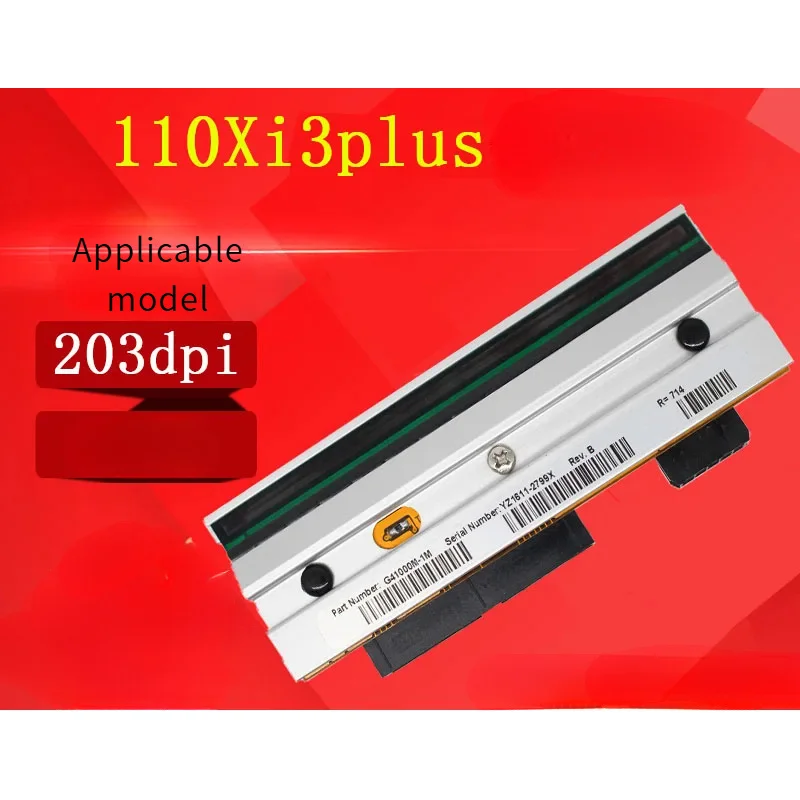 

Подходит для печатающей головки Zebra 110Xi3plus 200 точек на дюйм G41000M Печатающая головка со штрих-кодом Совершенно новая термоголовка