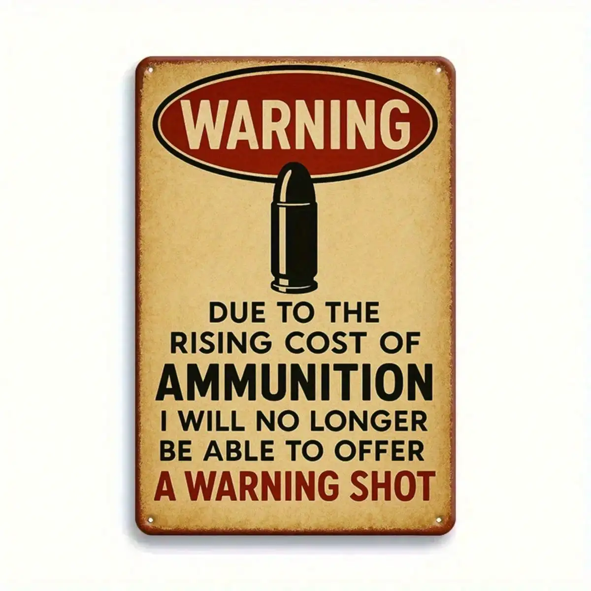 1PC Tin Sign I Will…