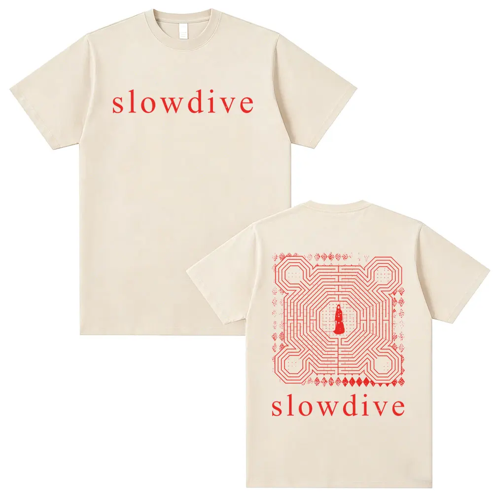 

Rock Band Slowdive Everything Is Alive Graphic T Shirt Tour 90s Classic Vintage Men's Women Oversized T-shirts New Streetwear