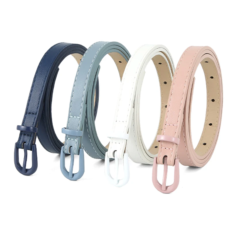 Belt Ladies Fashion Hundred With Jeans Belt Female Simple Korean Version Of The Senior Sense Of Tide Ins Wind Trouser Belt Black