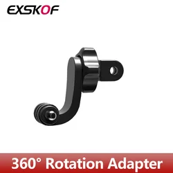 360° Centered Rotation Adapter Bracket For GoPro Hero 13 12 11 10 9 8 7 6 5 SJCAM Insta360 X2 X3 X4 DJI Osmo Action 5 4 3 Camera