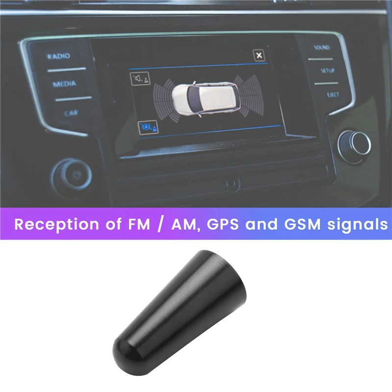 

3X Antenna 3 Cm Roof Antenna Short Pole Antenna Car Pole Antenna Short Adapter Radio Foot