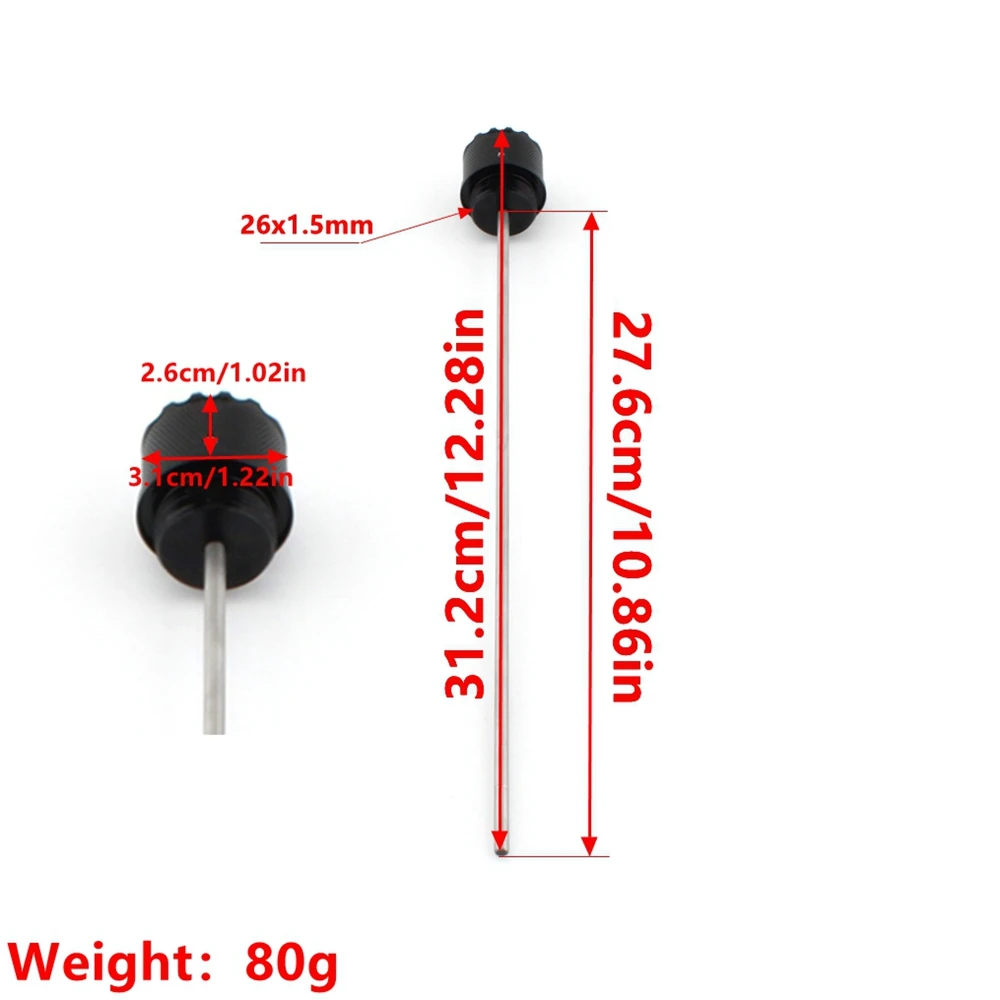 مقياس زيت الدراجة النارية لسيارات BMW R45 R100 GS R RS RT R80 ST R65 1978-1985 مقياس درجة حرارة الزيت #6