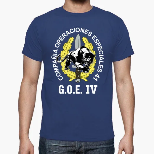 Spanish Legion GOE IV. COE 41 Mod.4 Special Operations Emblem T-Shirt. Summer Cotton O-neck Men\'s Short Sleeve T-Shirt New S-3XL