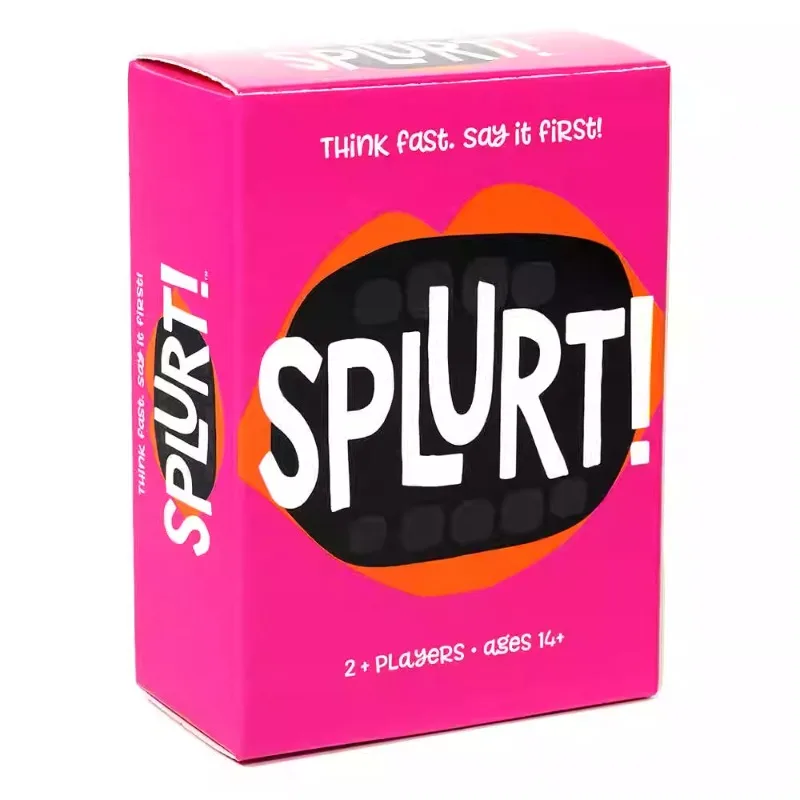 Inventory Quick Naming! SPLURT! Party Game English Card Game Card Complete Set Collection Gift