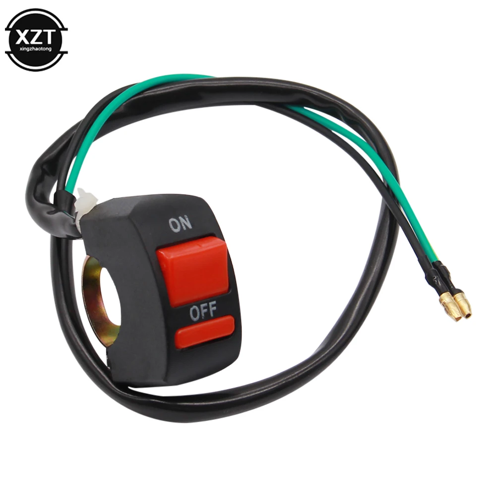 NEW Universal Motorcycle Handlebar Flameout Switch ON OFF Button for Moto Motor ATV Bike DC12V/10A Black Motorcycle accessories