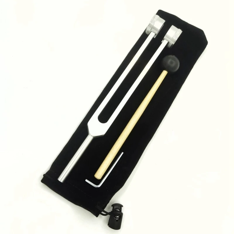 Extended 25Cm Ear Cleaning Tuning Fork 128HZ Tuning Fork With Wrench, Cloth Bag And Hammer