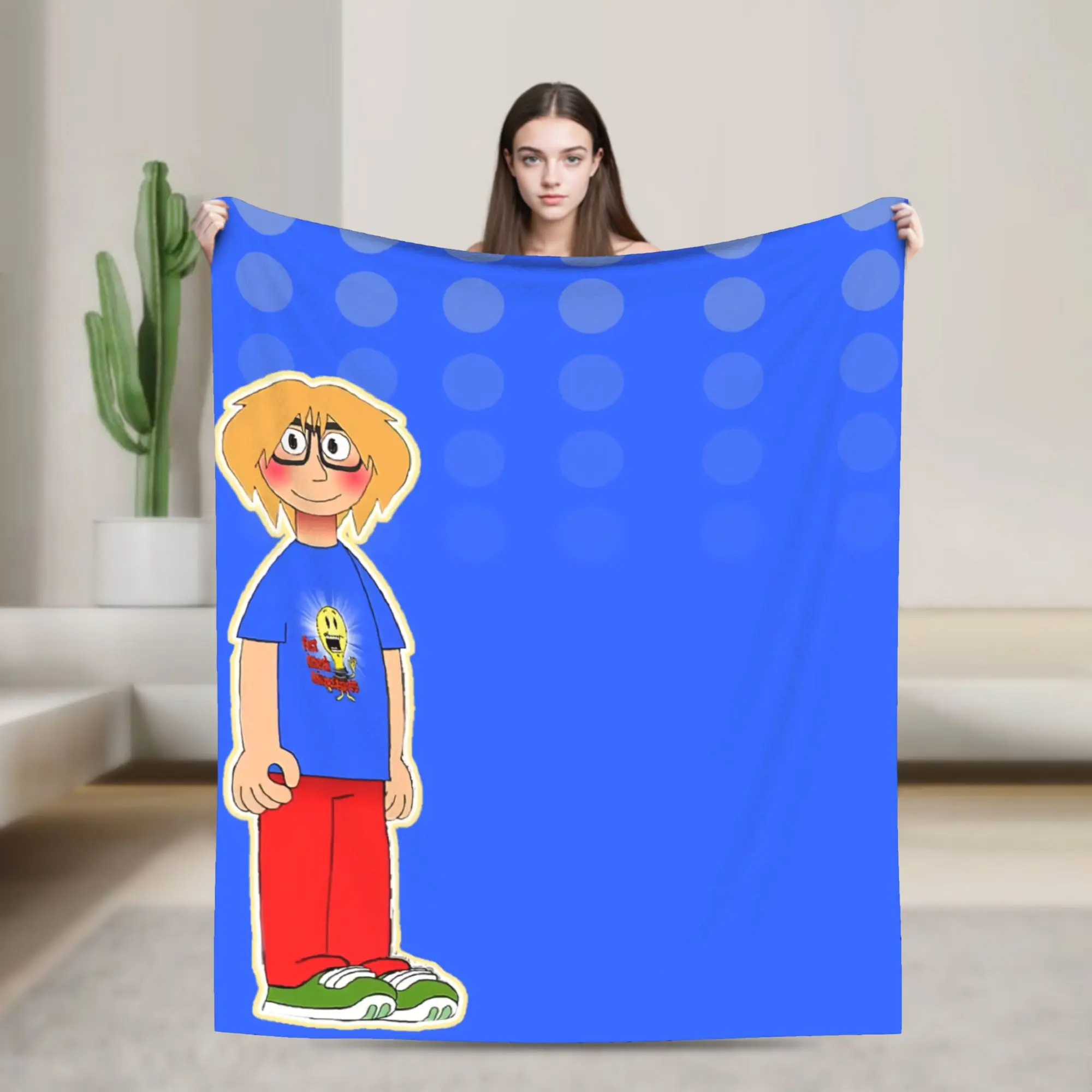 F-Fact A-Attack Adventures Blanket Super Soft Warm  Throw Blankets for Sofa 50x60 Inch Multi-size Rug Piece