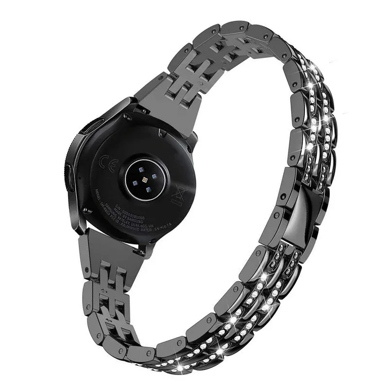 Diamant Metalen Horloge Band Voor Garmin Venu Sq/Musics Smart Watch Voor Garmin Vivomove Hr Strap Voor Garmin Venu 2 plus Armband.