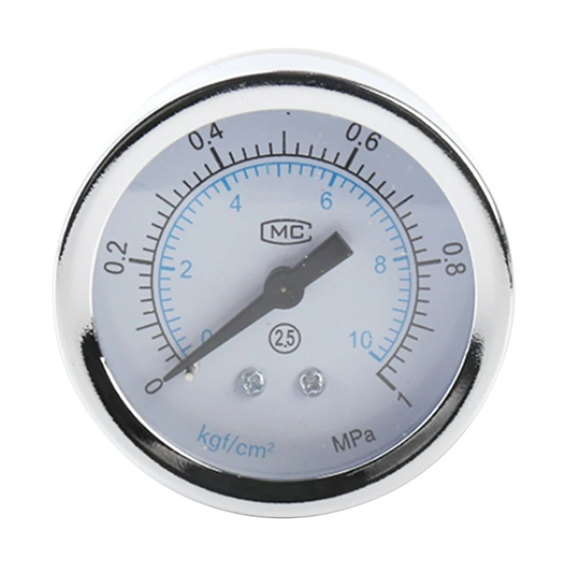 Low Pressure Gauge Ranges 0-1.0MPa/0-10kgf/cm² Double Scales Back Mount Gauge Dropship