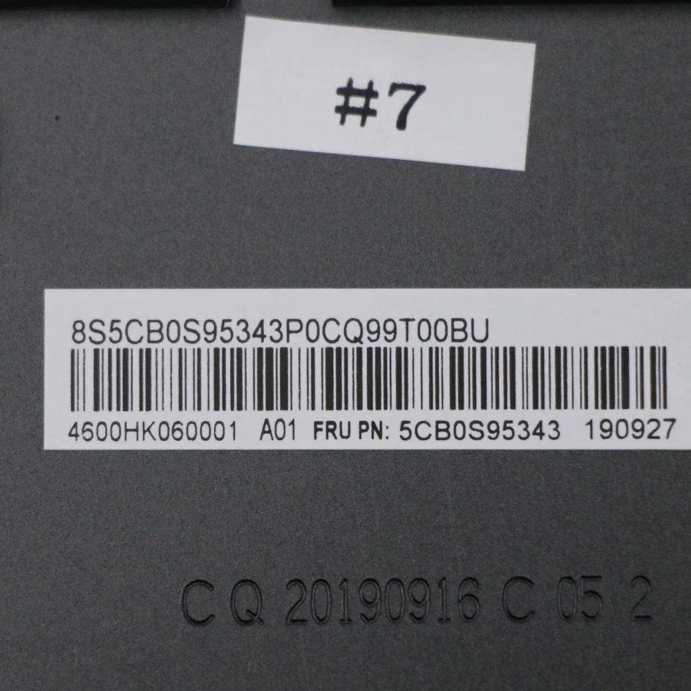 Penutup belakang casing belakang LCD cangkang baru asli untuk Lenovo ThinkPad L13 Gen 1 Gen 2 Laptop 5CB0S95343