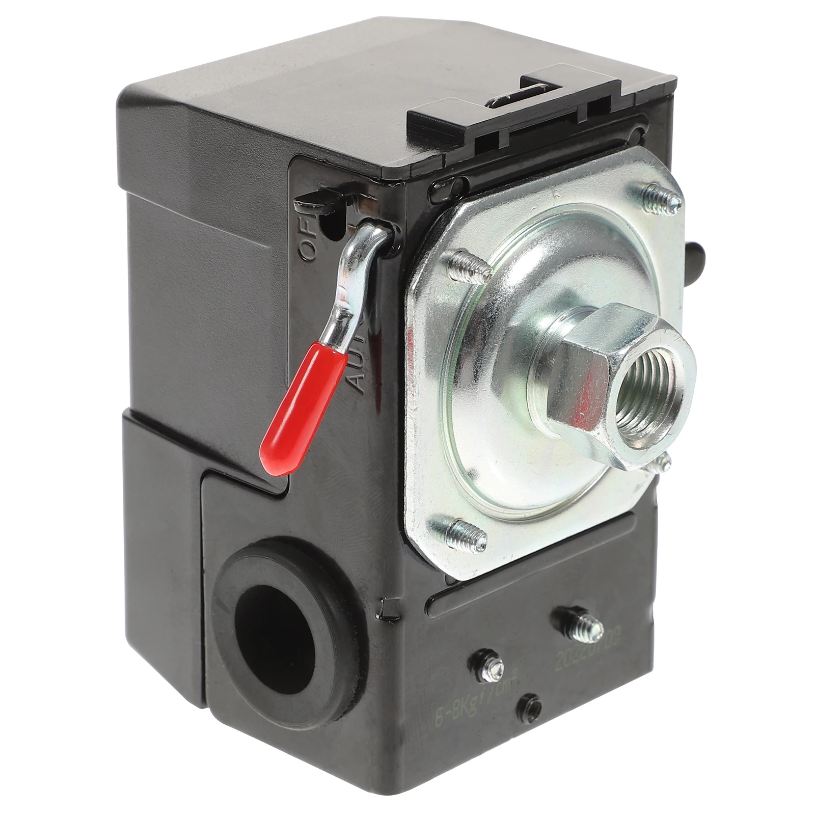 

Pressure Switch for Air Compressor 90 125 Psi Easy Install Replacement Parts Heavy Duty Control Switch Rubber Iron ABS