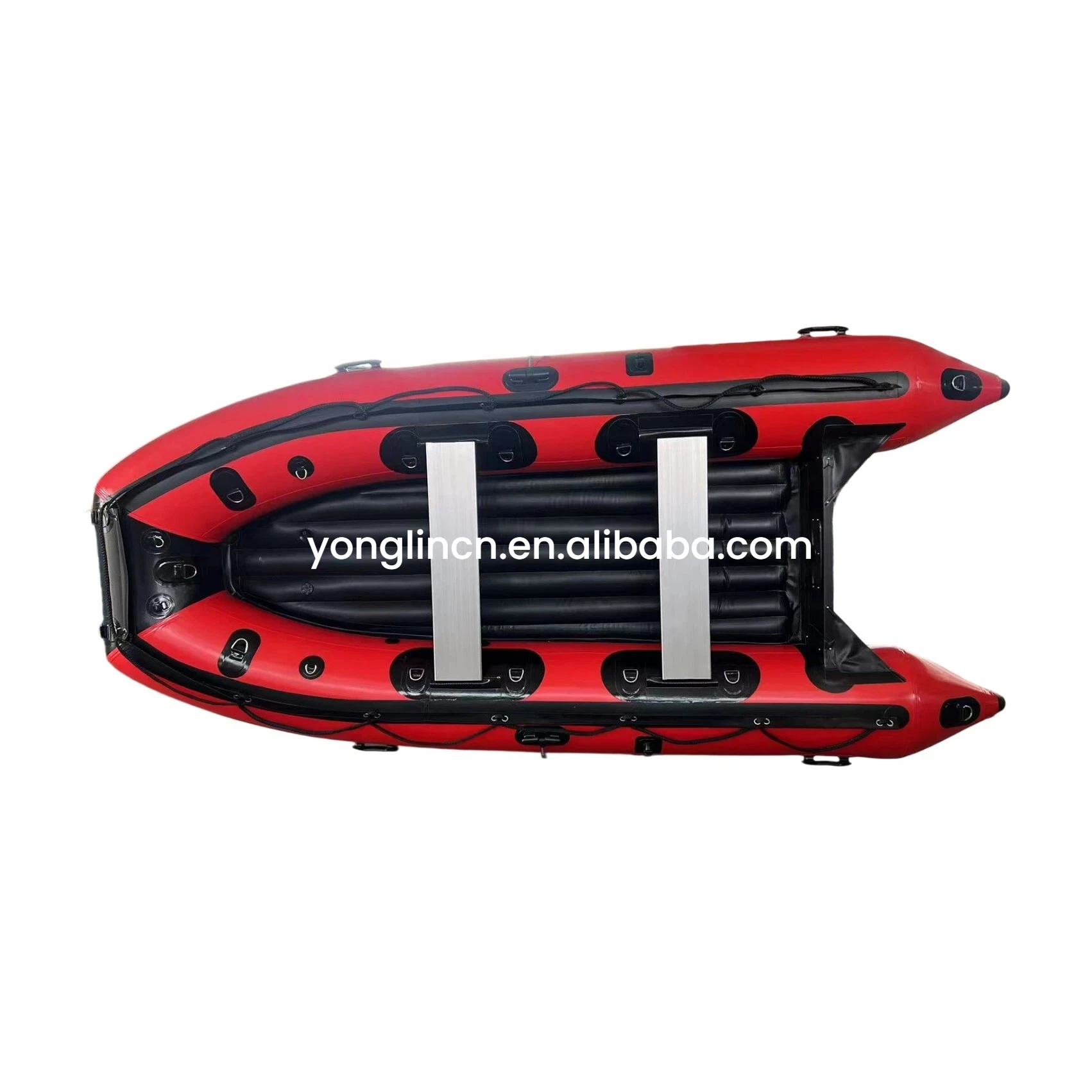 Heavy Duty 1.2mm Pvc Or Hypalon Inflatable Boat 360 5 People With Reinforce Bottom