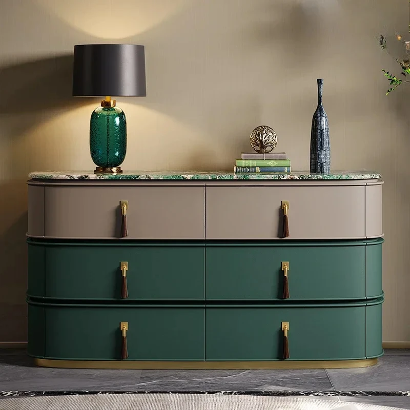 

Premium light luxury dining side cabinet Italian fashion TV cabinet storage storage cabinet